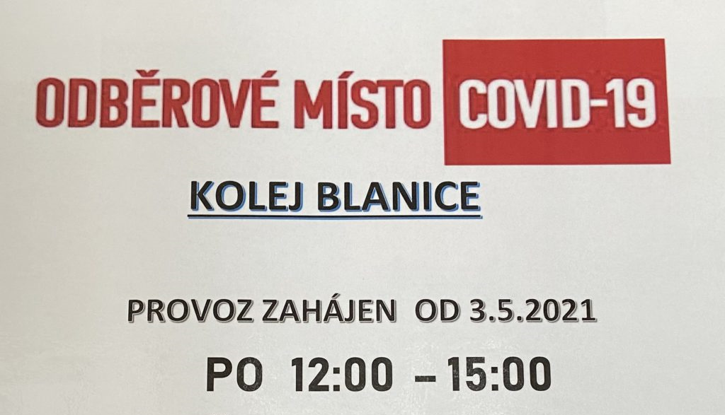 Odběrové místo Covid-19 Jižní Město